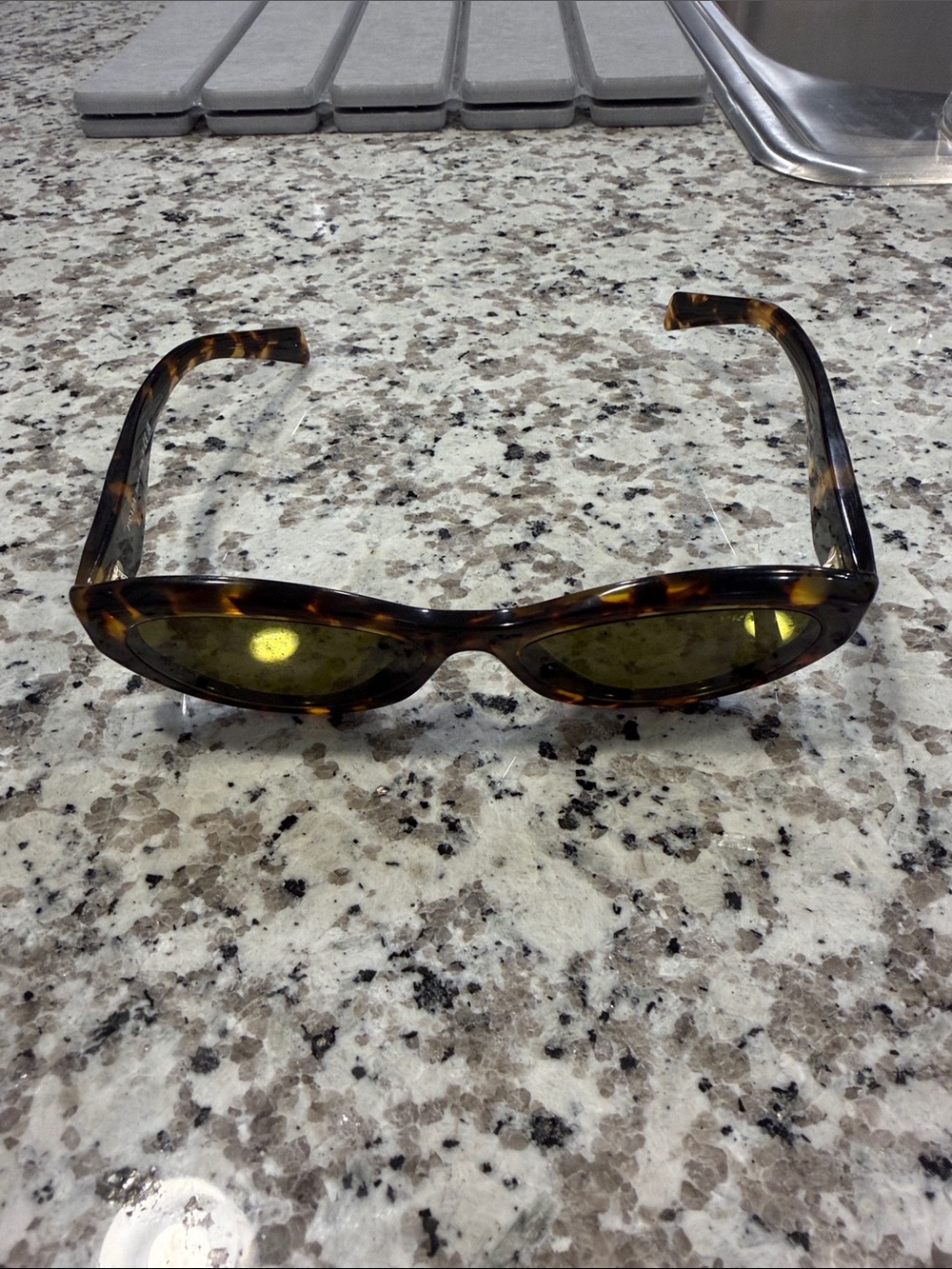 Prada Tortoiseshell Cat Eye Sunglasses - Brown/Amber Lenses - Picture 7 of 7